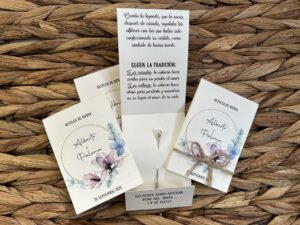 Alfileres con leyenda clásicos